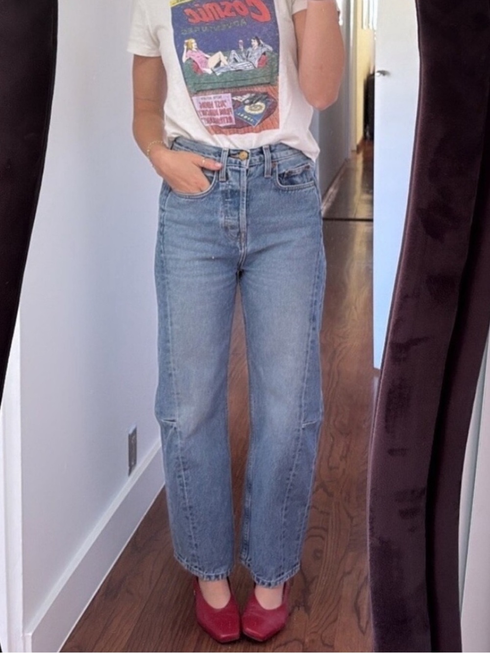 Old Navy High-Waisted Barrel Ankle Jeans